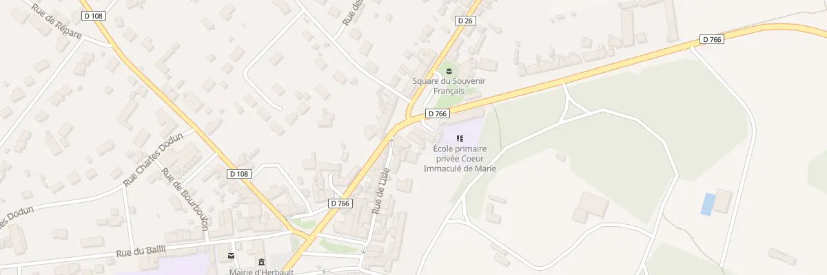 Plan du 17 Rue de Gâtine à Herbault