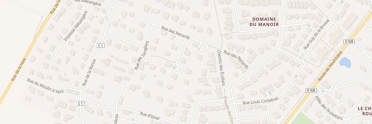 Plan du 57 Rue du Chevreuil à Isneauville