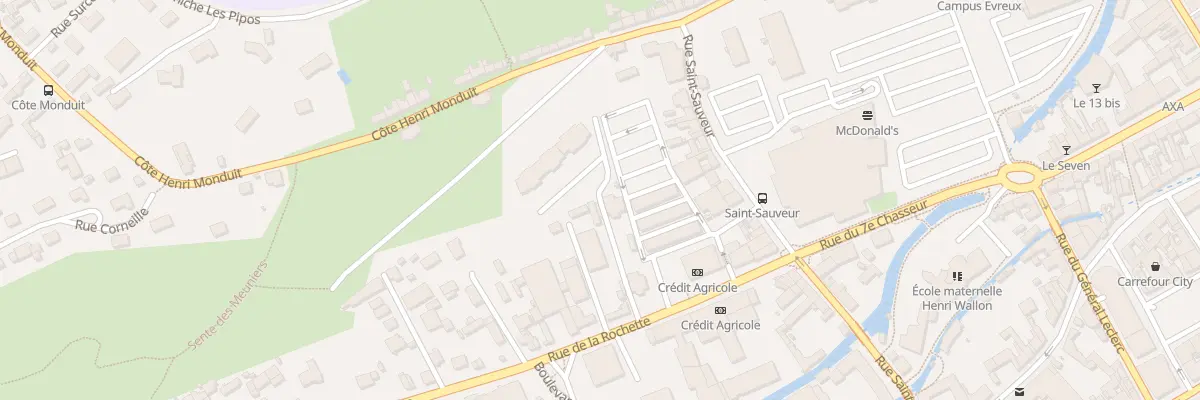 Plan du 8B Rue de la Rochette à Évreux