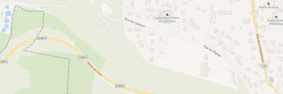 Plan du 6 Res du Calvaire à Gouy