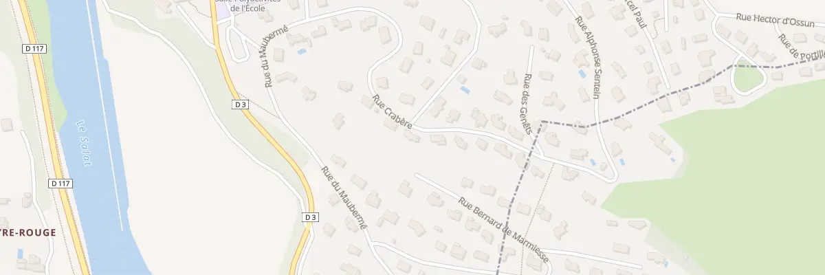 Plan du 504 Rue Crabere à Saint-Lizier