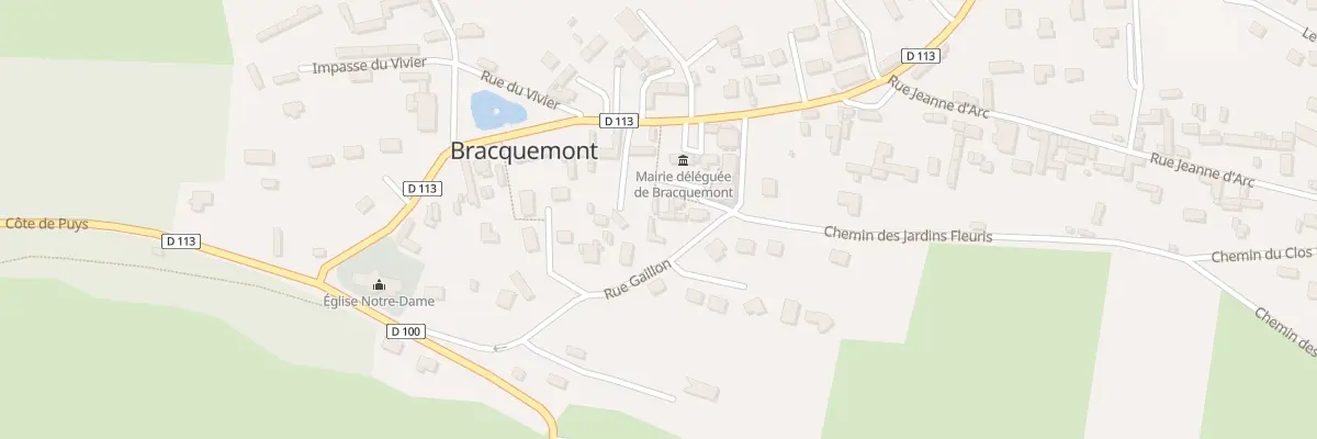 Plan du 5005 Village de l’Eglise Bracqu à Petit-Caux