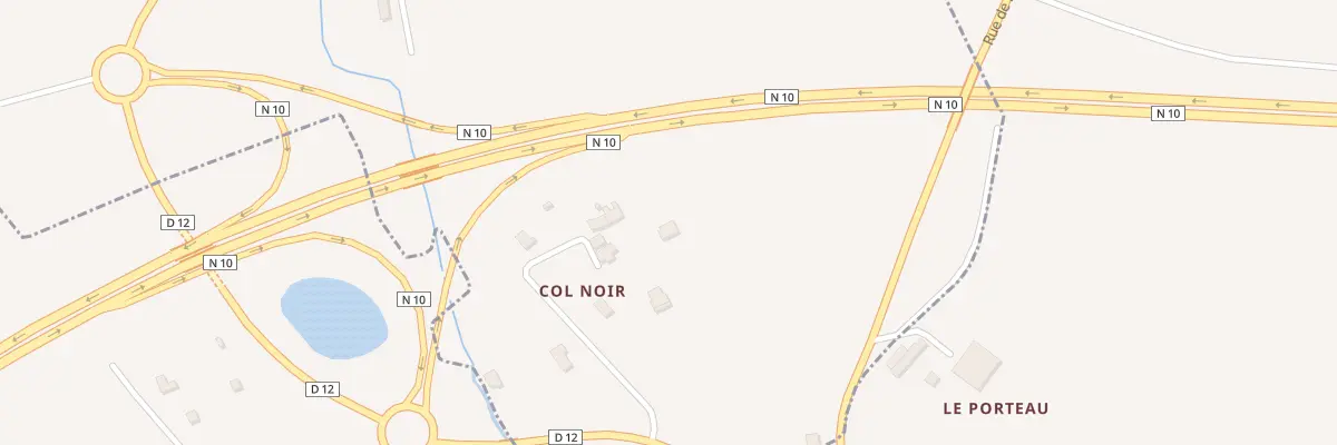 Plan du 10 Ham de Col Noir à Busloup