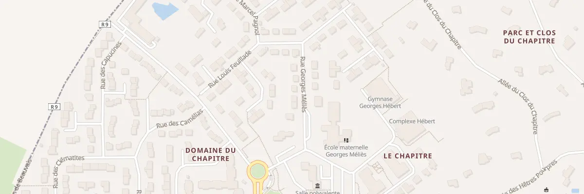 Plan du 6 Rue Georges Melies à Bihorel