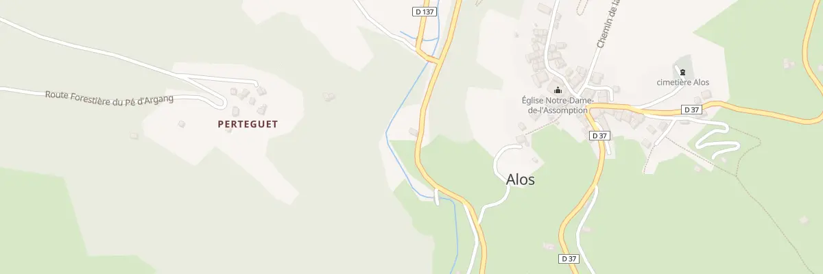 Plan du 108 Verger à Alos