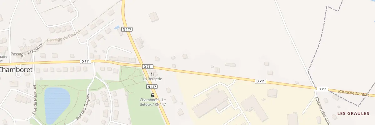 Plan du 9 Rte de Nantiat à Chamboret