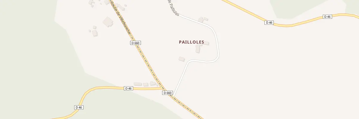 Plan du 380 Rte de Pailloles à Saint-Caprais