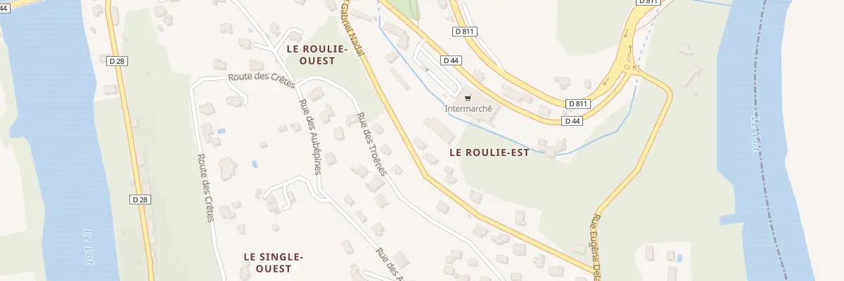 Plan du 1 Rue Gabriel Nadal à Puy-l’Évêque