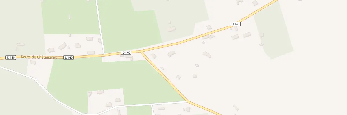 Plan du 28 Rte de Châteauneuf à Jaudrais