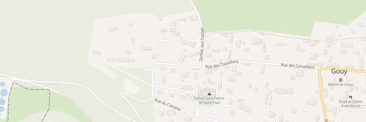 Plan du 101 Rue des Canadiens à Gouy