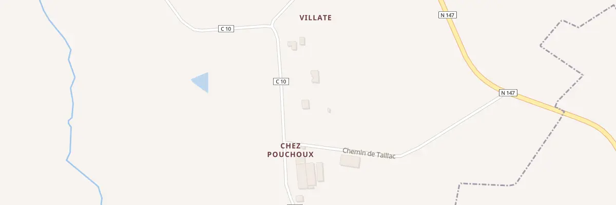 Plan du 6 Pouchoux à Chamboret