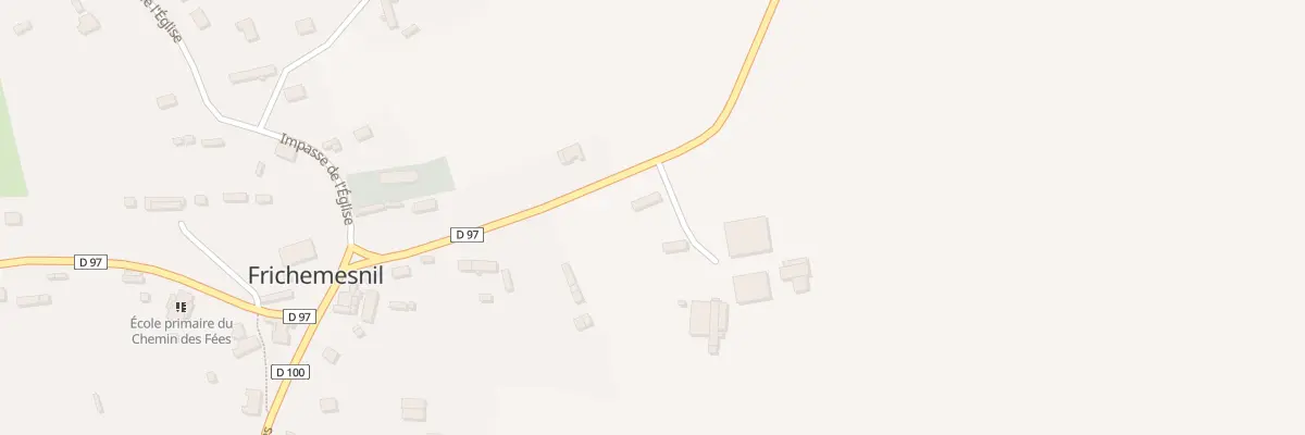 Plan du 194 Rte du Bolhard à Frichemesnil