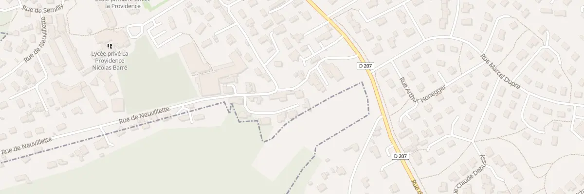 Plan du 21 Rue de Neuvillette au Mesnil-Esnard