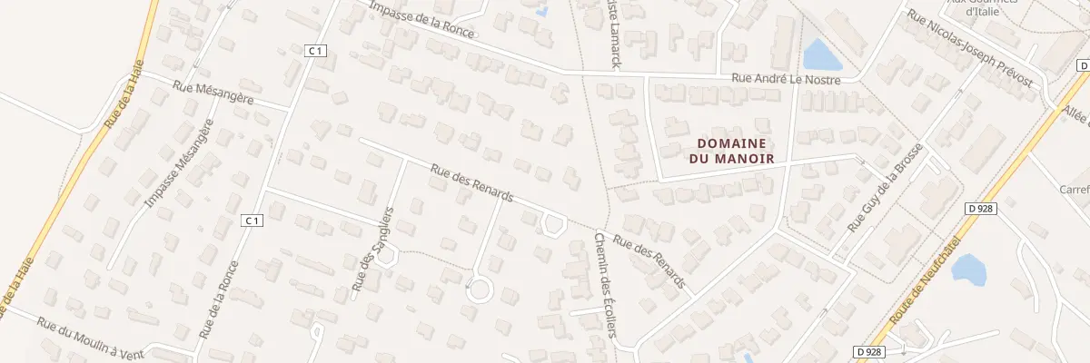 Plan du 161 Rue des Renards à Isneauville