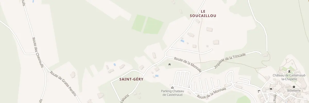 Plan du 198 La Combe de la Bruyere à Castelnaud-la-Chapelle