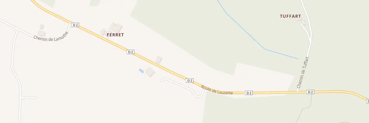 Plan du 1760 Rte Lauzerte à Durfort-Lacapelette