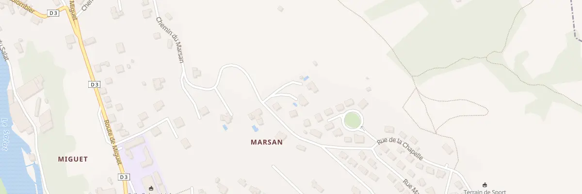 Plan du 17 Rue du Marsan à Saint-Lizier