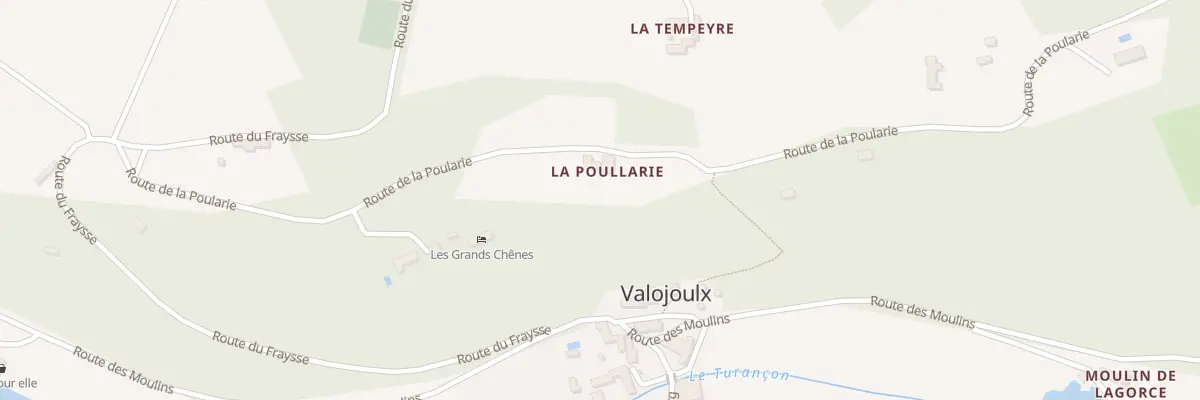 Plan du 442 Rte de la Poularie à Valojoulx