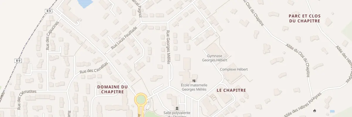Plan du 3 Rue Georges Melies à Bihorel