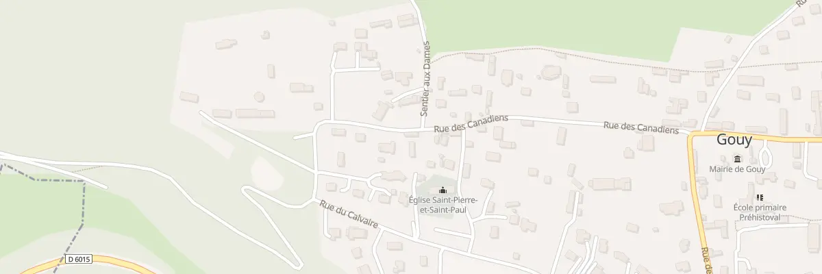 Plan du 200 Rue des Canadiens à Gouy