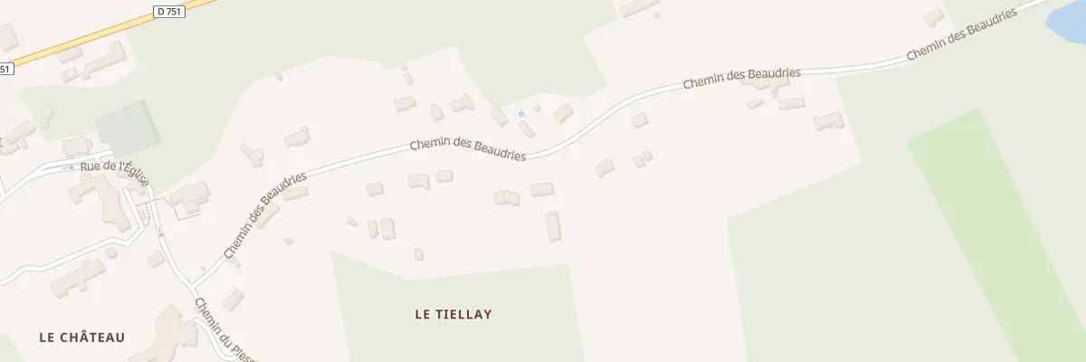 Plan du 4H Che des Beaudries à Rilly-sur-Loire