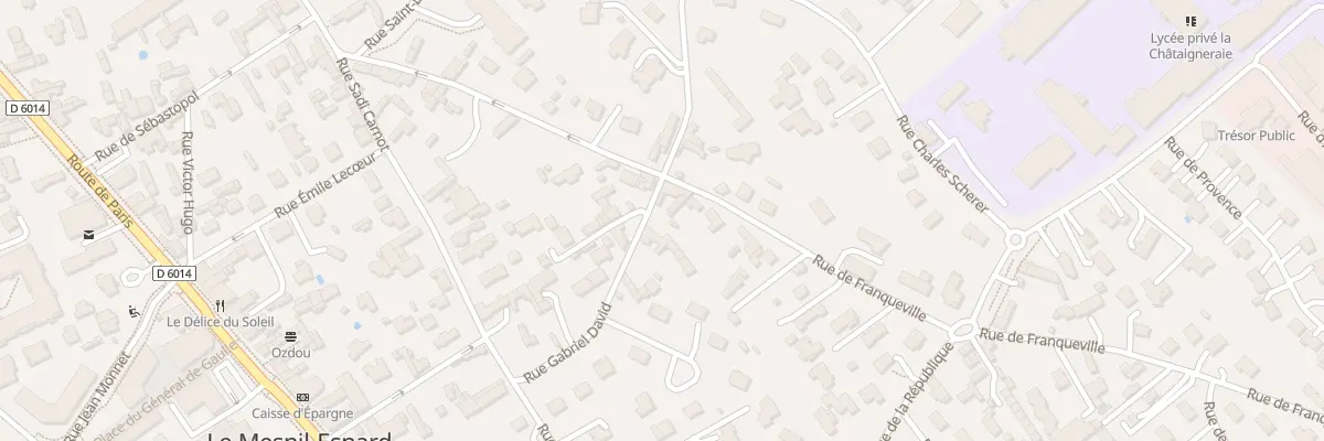 Plan du 38 Rue Gabriel David au Mesnil-Esnard