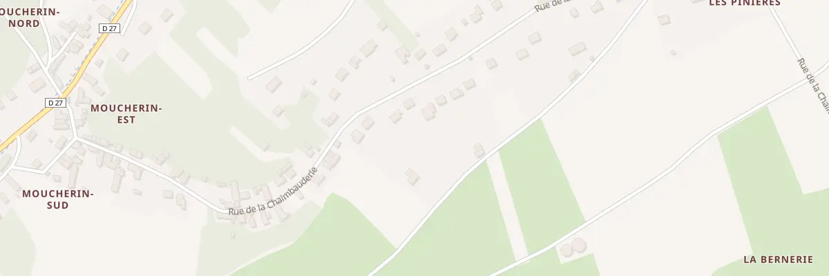 Plan du 34 Rue de la Chaimbauderie à Chissay-en-Touraine