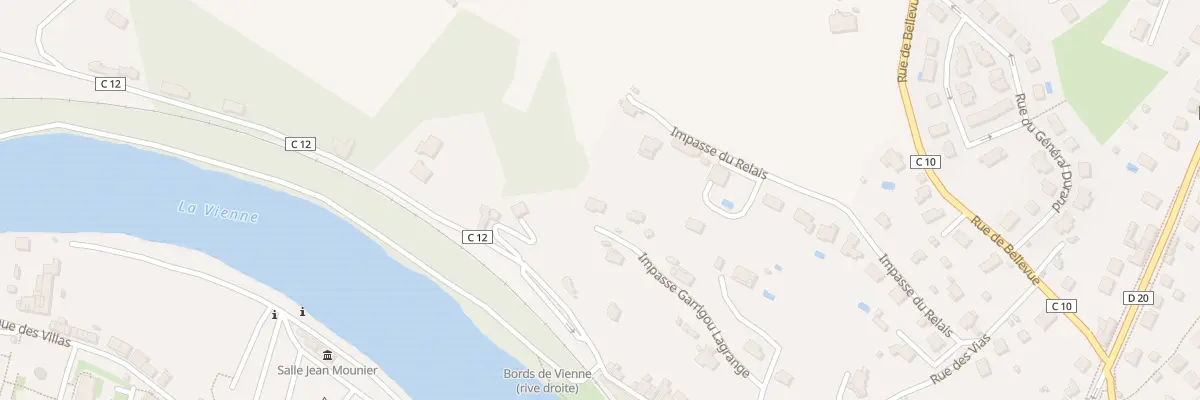 Plan du 6347A La Cote de Bellevue à Aixe-sur-Vienne