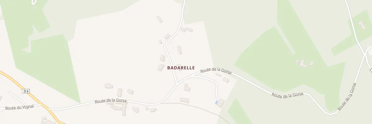 Plan du 48 Che de Badarelle à Marquay