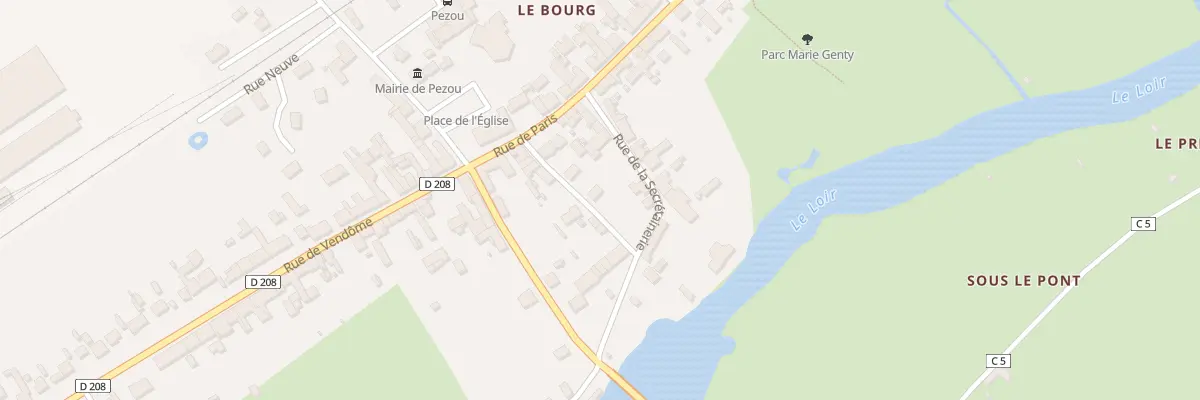 Plan du 4 Rue de l’Abreuvoir à Pezou