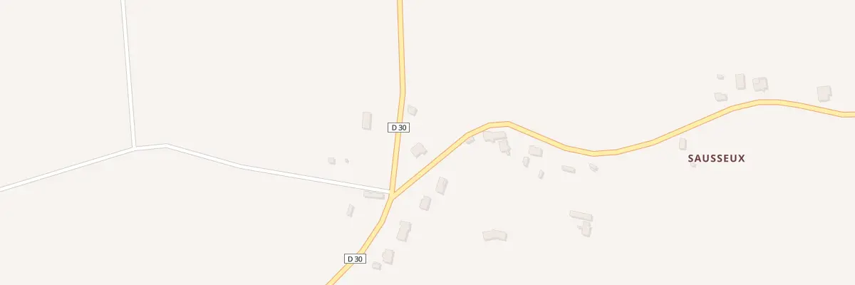 Plan du 1 Sausseux aux Corvées-les-Yys