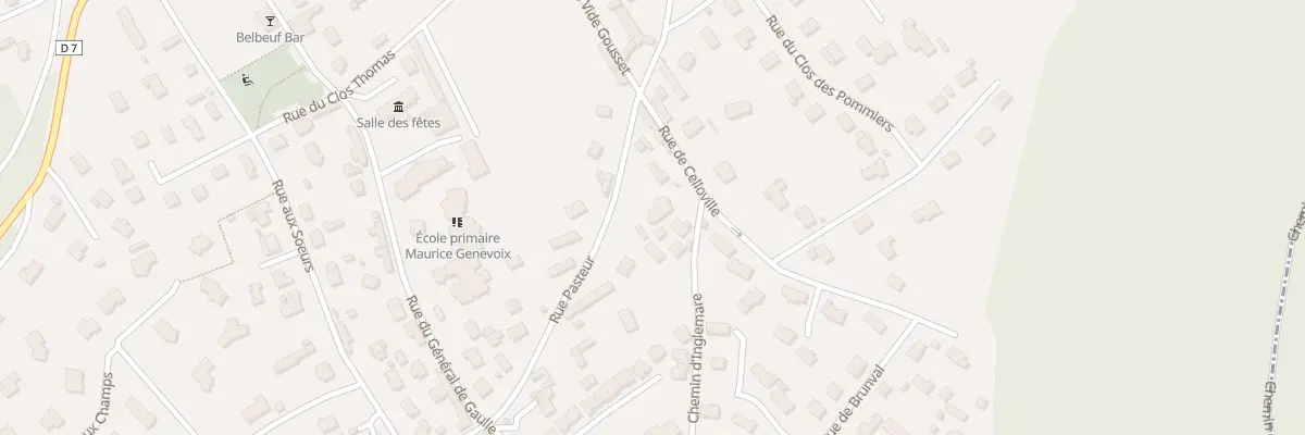Plan du 17A Rue Pasteur à Belbeuf