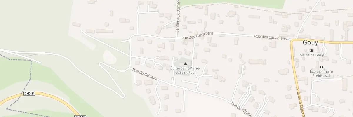 Plan du 216A Rue des Canadiens à Gouy