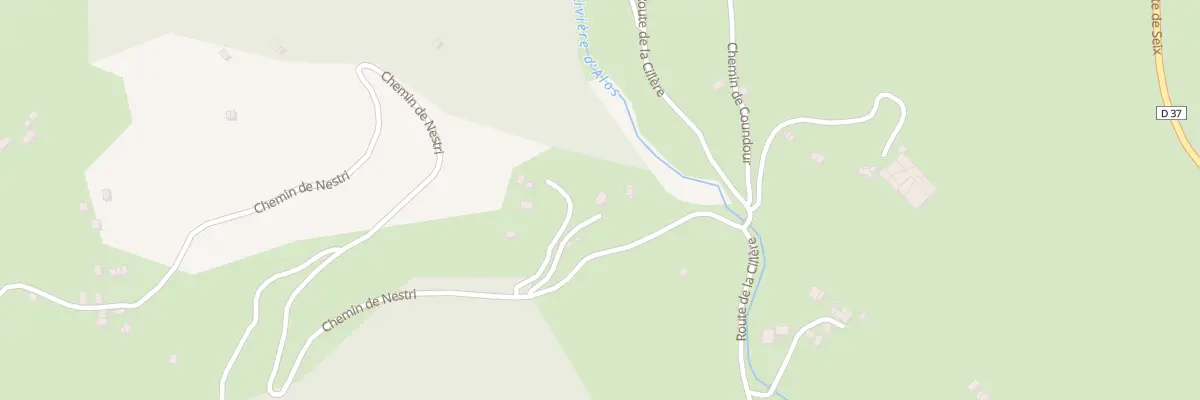 Plan du 114 Le Tir à Alos