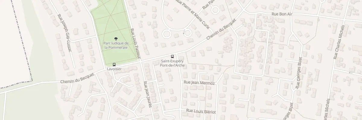 Plan du 2 Rue Antoine de Saint Exupery à Pont-de-l’Arche