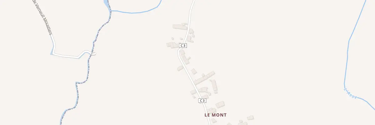 Plan du 10 Le Mont à Lussac-les-Églises