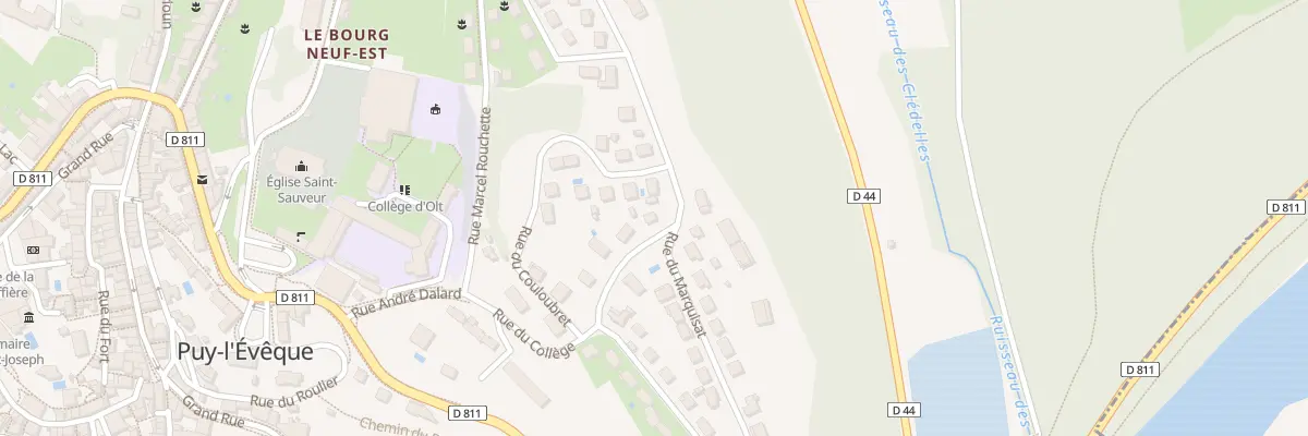 Plan du 7 Rue de la Garenne à Puy-l’Évêque