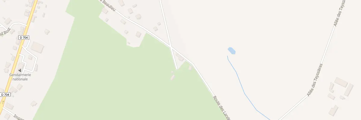 Plan du 19 Rue de la Gare à Lanouaille