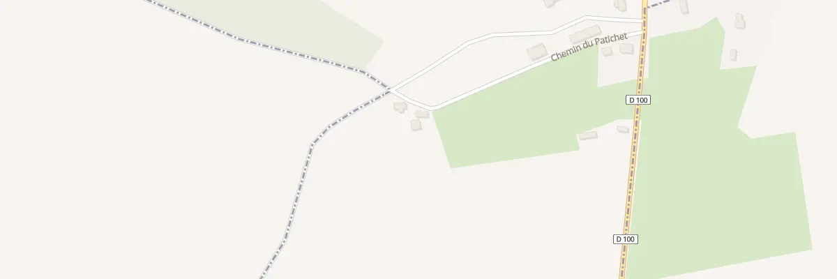 Plan du 259 Che du Patichet à Cropus