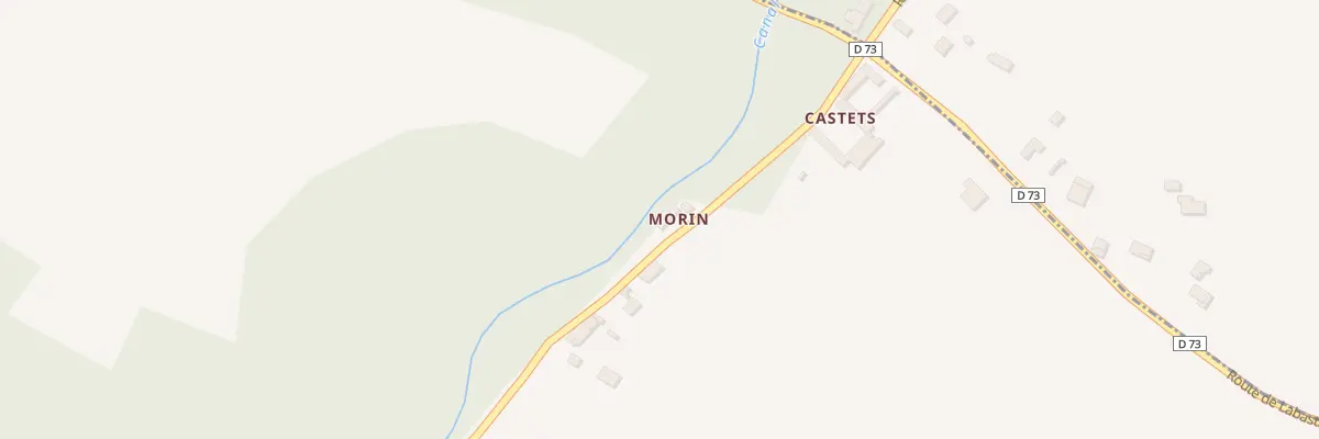 Plan du 54 Castex à Gratens