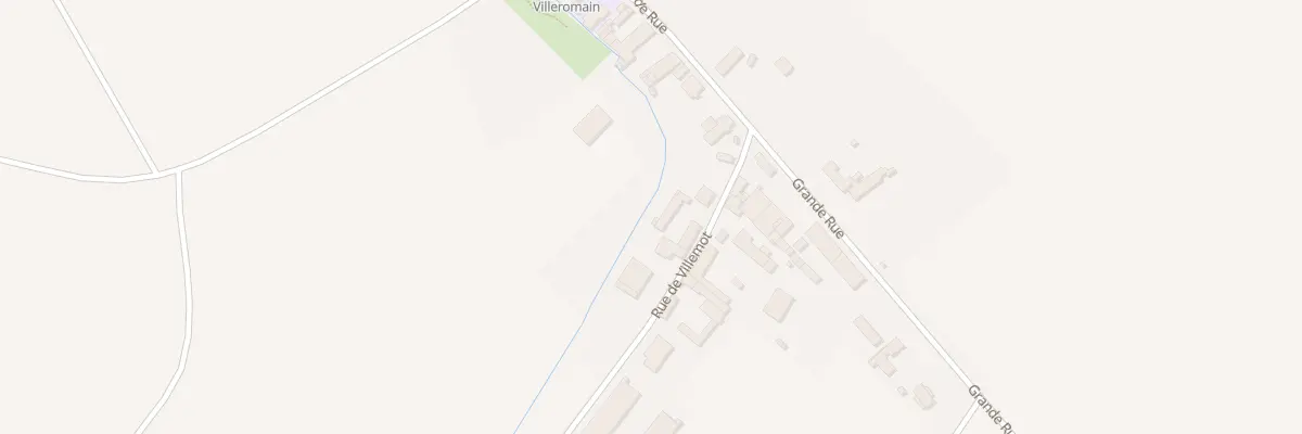 Plan du 2 Rue de Villemot à Villeromain