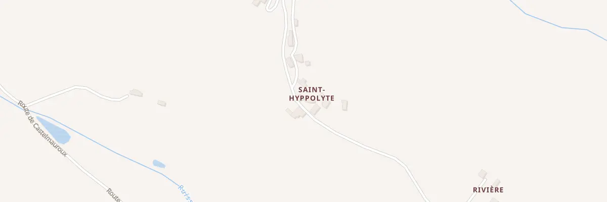 Plan du 1465 Rte de Saint Hippolyte à Bouloc-en-Quercy