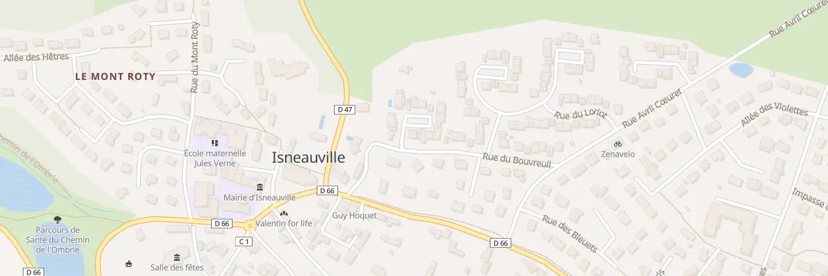 Plan du 208 Rue du Bouvreuil à Isneauville