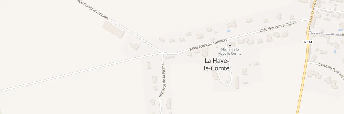 Plan du 11 All François Langlois à La Haye-le-Comte