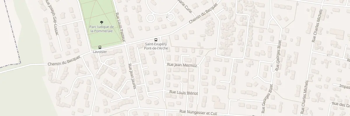 Plan du 1 Rue Jean Mermoz à Pont-de-l’Arche