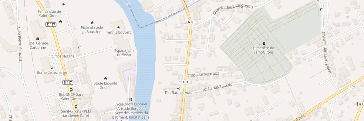 Plan du 9B Av de Saint Lizier à Oust