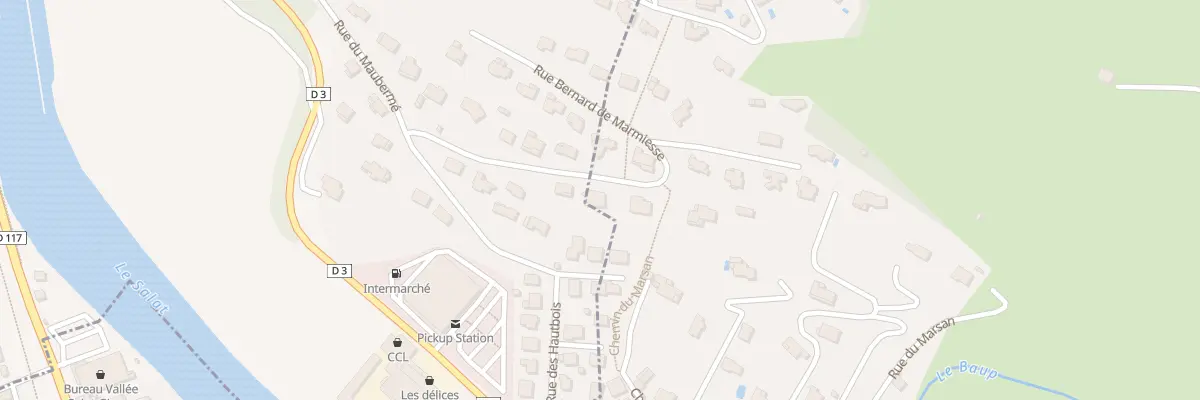 Plan du 620 Rue Bernard Marmiesse à Saint-Girons