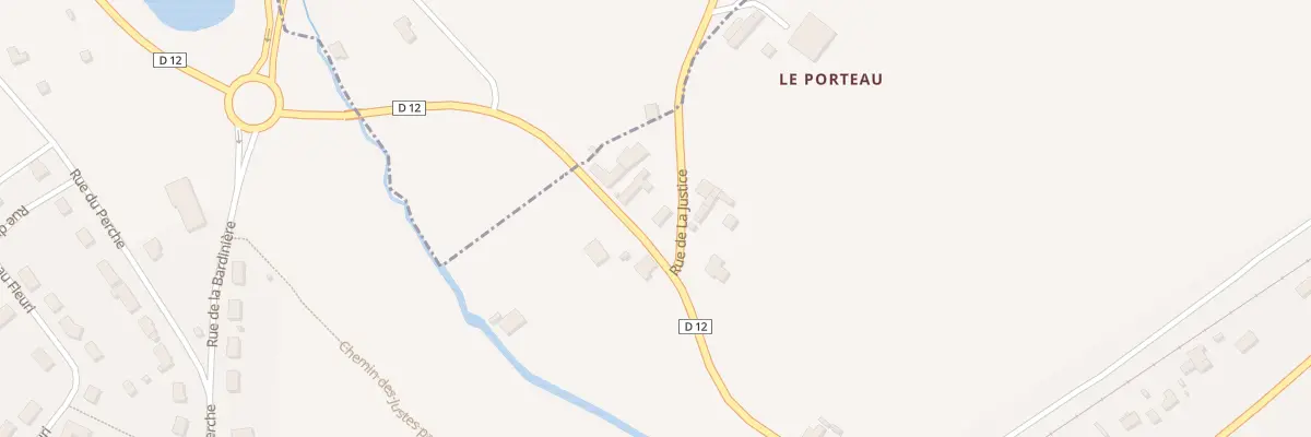 Plan du 17 Rte de Busloup à Pezou