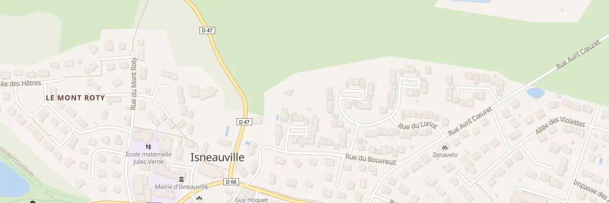 Plan du 221 Rue du Bouvreuil à Isneauville