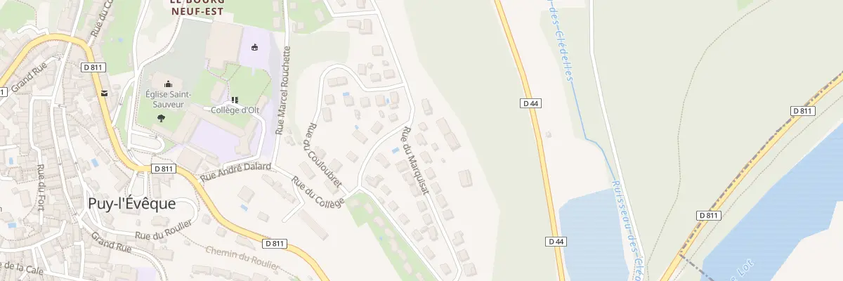 Plan du 2 Rue du Marquisat à Puy-l’Évêque